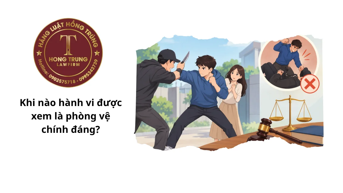 Khi nào hành vi được xem là phòng vệ chính đáng?