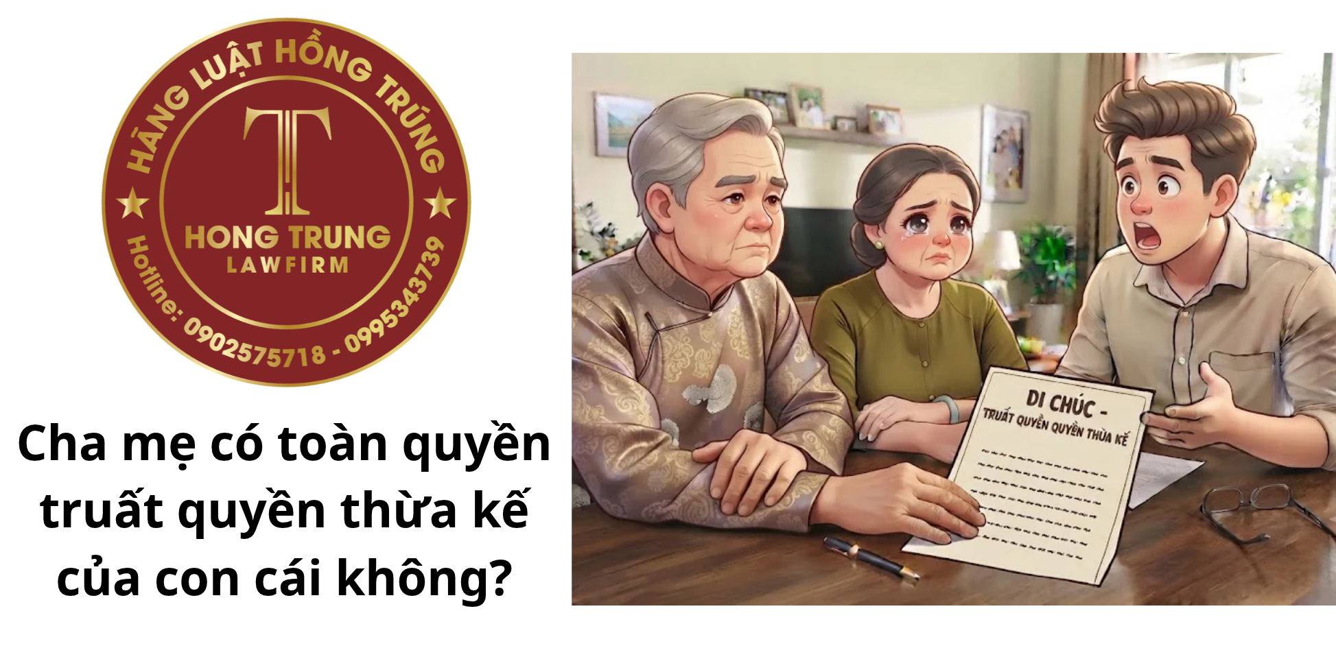 Cha mẹ có toàn quyền truất quyền thừa kế của con cái không?