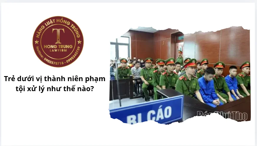 Trẻ dưới vị thành niên phạm tội xử lý như thế nào?