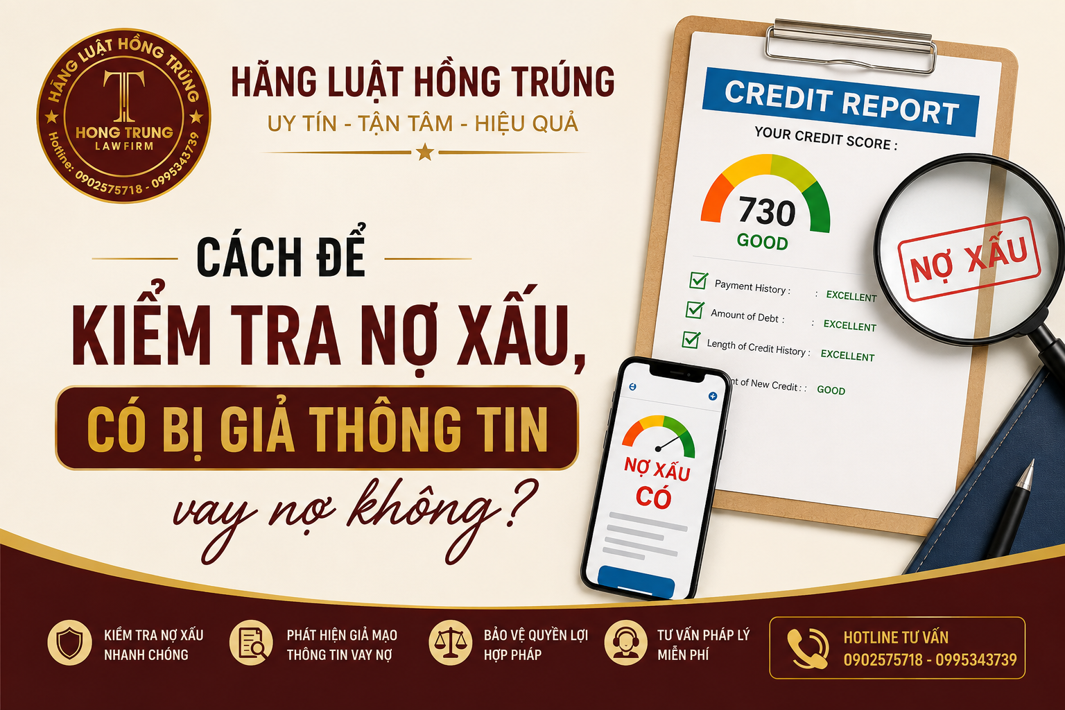 Cách để kiểm tra nợ xấu, có bị giả thông tin vay nợ không?