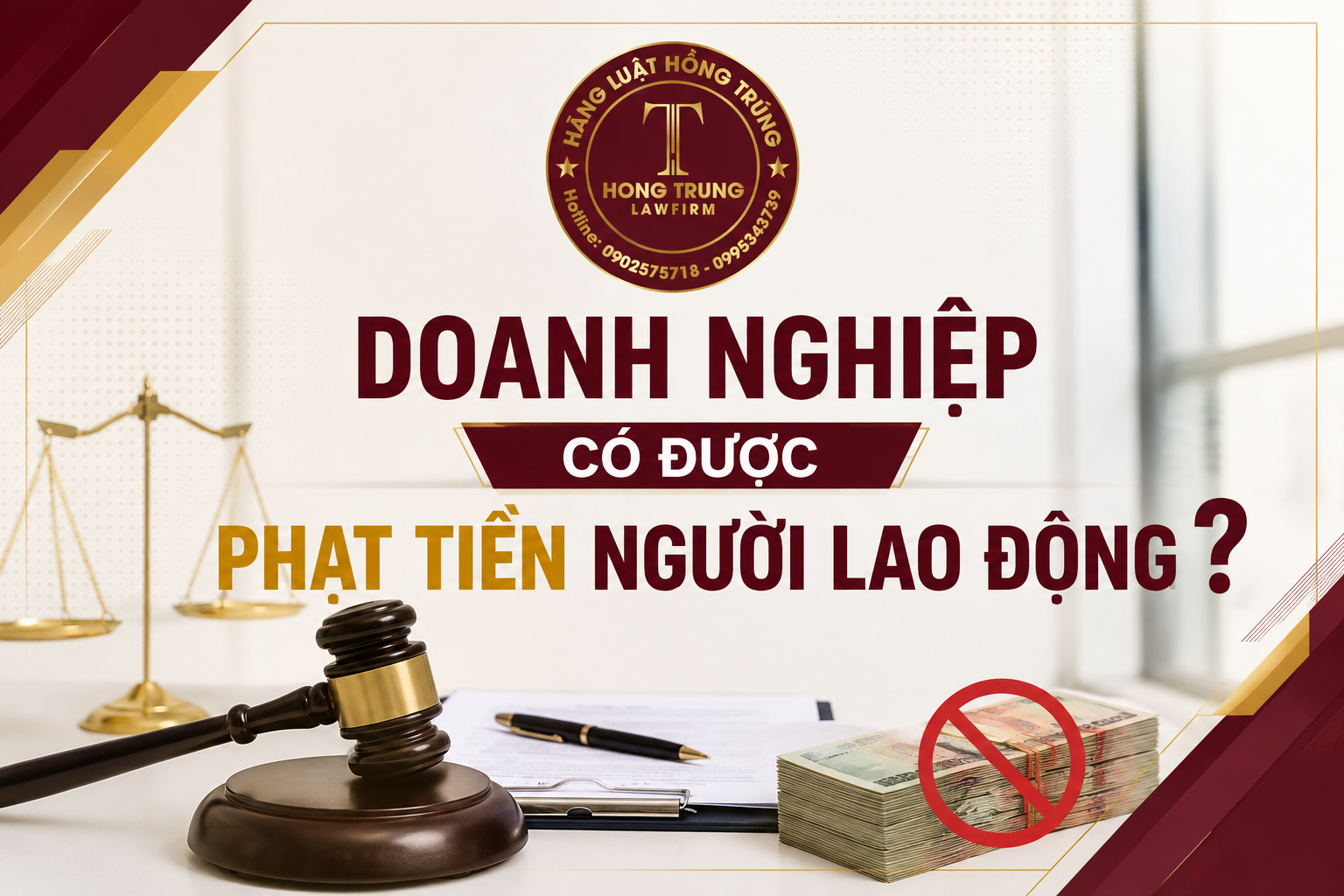 Doanh nghiệp có được phạt tiền người lao động không?