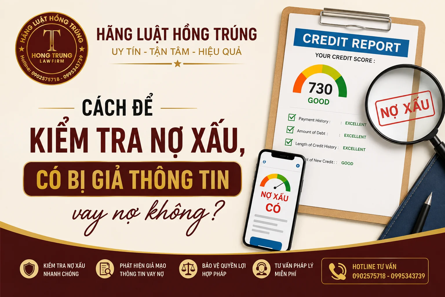 Cách để kiểm tra nợ xấu, có bị giả thông tin vay nợ không?