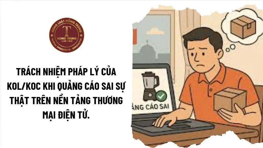 Trách nhiệm pháp lý của KOL/KOC khi quảng cáo sai sự thật trên nền tảng thương mại điện tử
